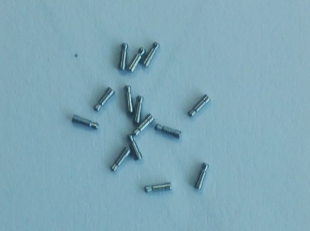Miniature watch movement components for horology
